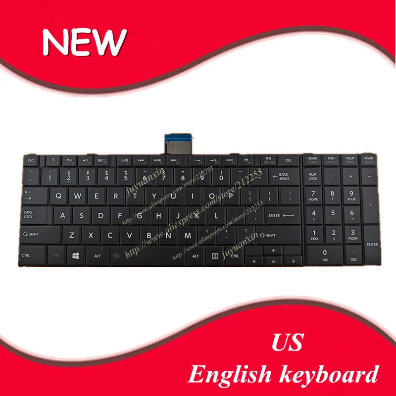 

US English keyboard For TOSHIBA SATELLITE L50 L50-A S50 S55 L70 L75 C70 C75 laptop keyboard