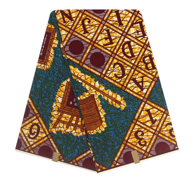 

Nigerian Lace Fabrics African Cotton Print Ankara High Quality Hollandais Wax 2019 africain Ankara wax hollandais ! J42235
