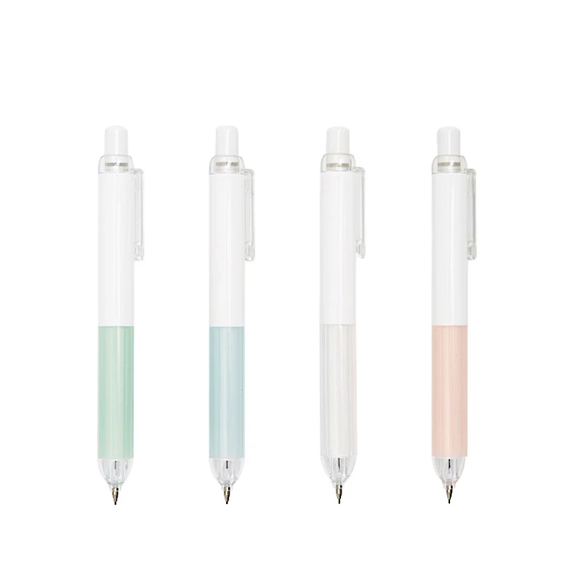

1 Pcs Cute Kawaii Quality 0.5mm M&g Plastic Automatic Mechanical Pencil For School Office Supplies Stationery White Kids