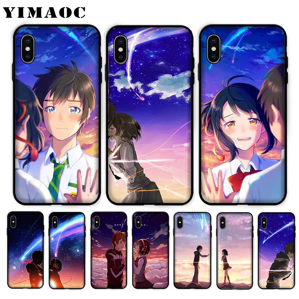 

YIMAOC your name couple Soft Case for iPhone XS Max XR X 7 8 6 6S Plus 5 5S SE
