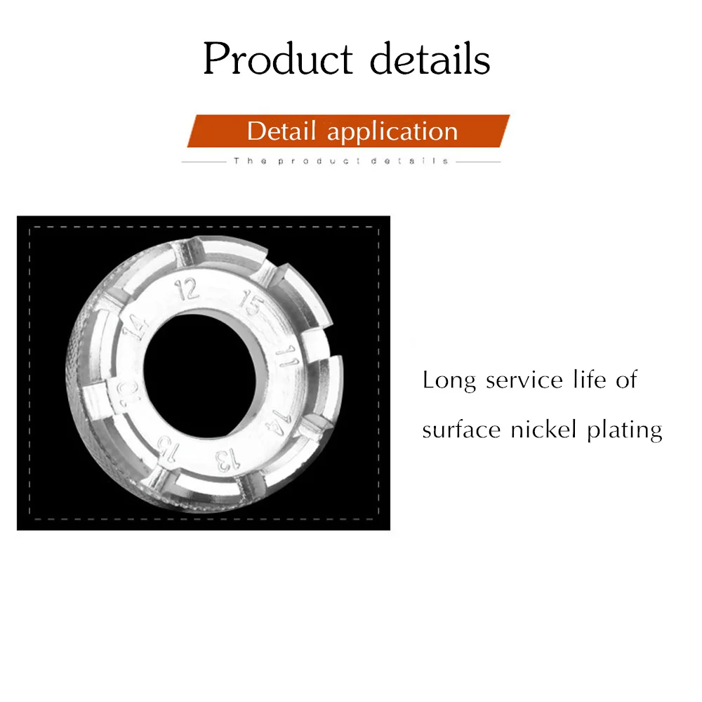 VXM велосипедный спиц ниппель гаечный ключ 8 ходовой паз велосипедный обод регулировщик гаечный ключ оцинкованный ремонтный инструмент ключ инструмент для ремонта велосипеда