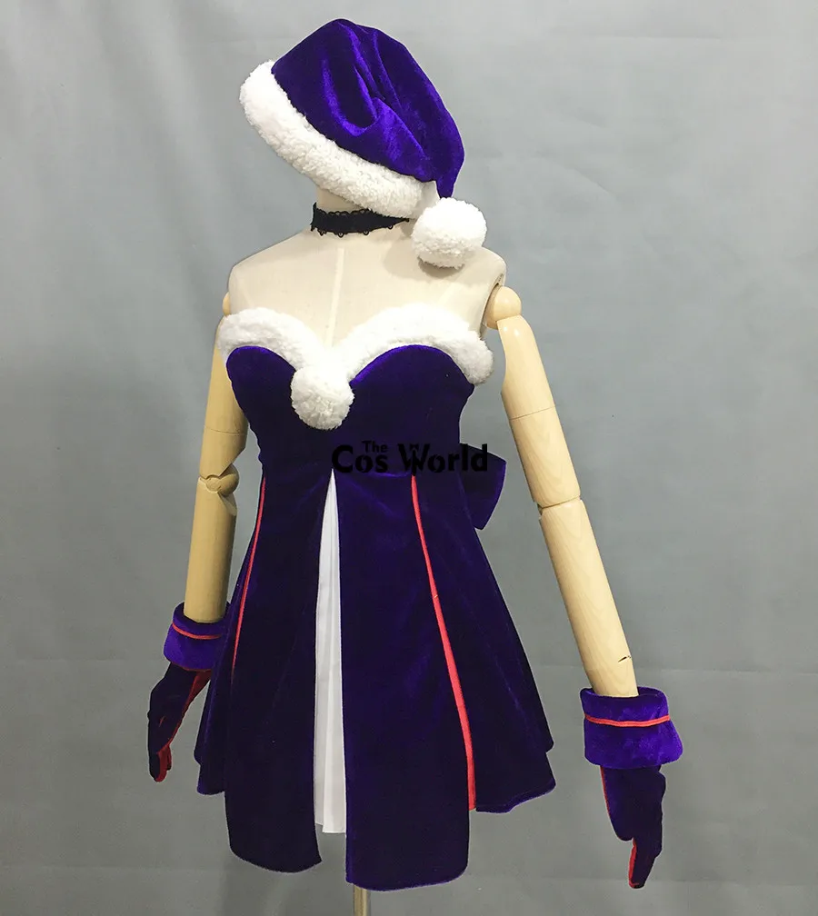 Fate Grand Order Black Saber рождественское платье униформа накидка наряд Аниме косплей