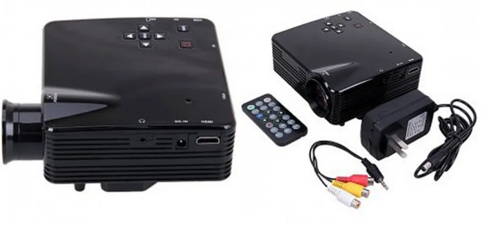 

Hot Sale H108 Image System Multimedia LED Projector HD 1080P Mini LCD Digital Video Game Projectors Multimedia Player