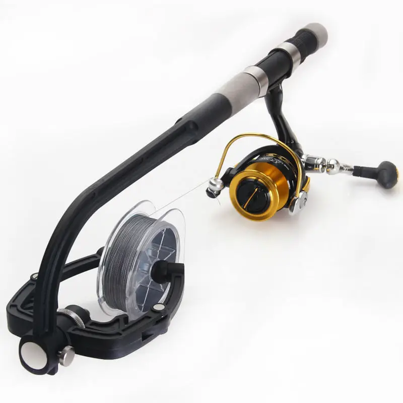 Fishing Line Spooler System Black Fishing Line Reel Spool Holder