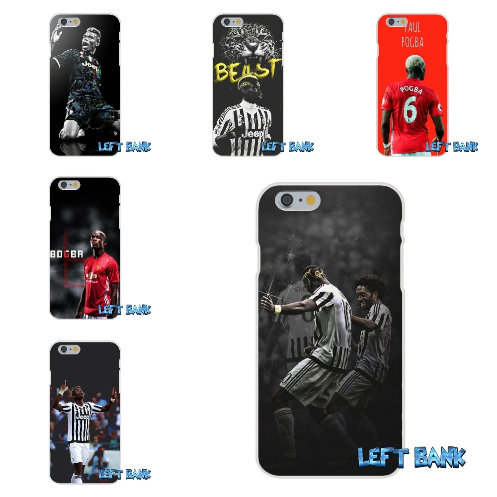 

Football Star Paul Pogba Soft Silicone TPU Transparent Cover Case For iPhone 4 4S 5 5S 5C SE 6 6S 7 Plus