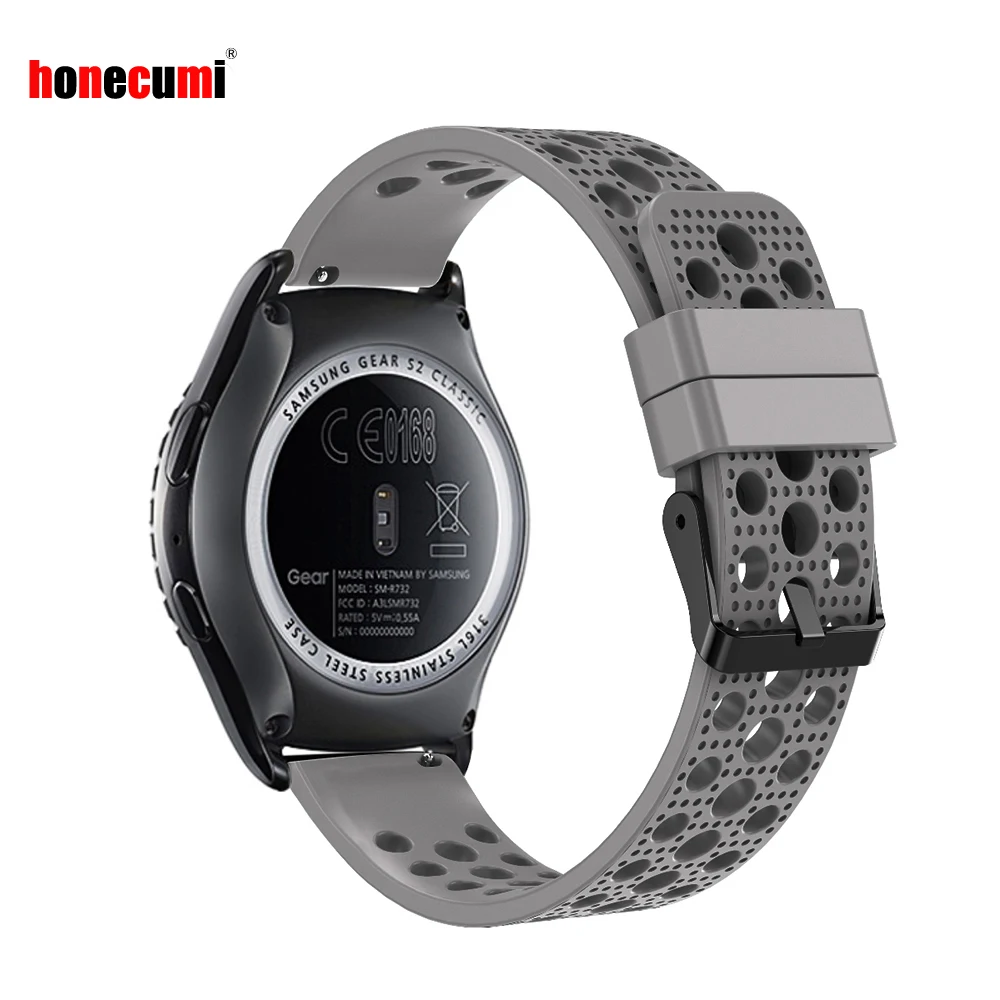 Honecumi для Garmin Vivoactive3 силиконовый мягкий резиновый ремешок часов Vivomove HR/Huawei Watch 2