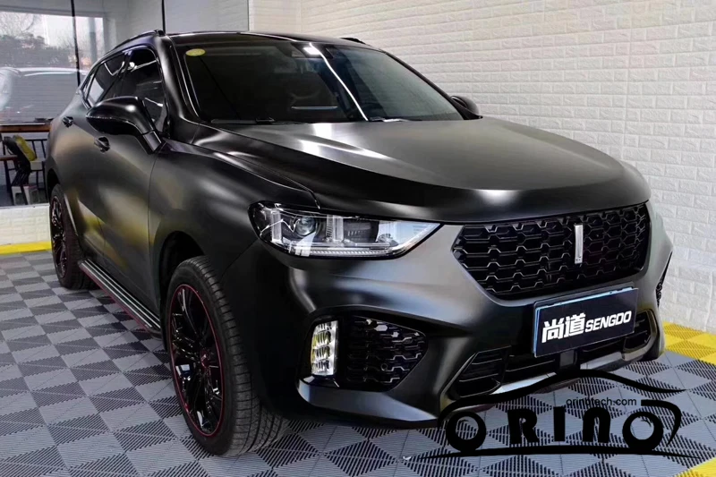 Pearl Metallic Black Vinyl Wrap-4