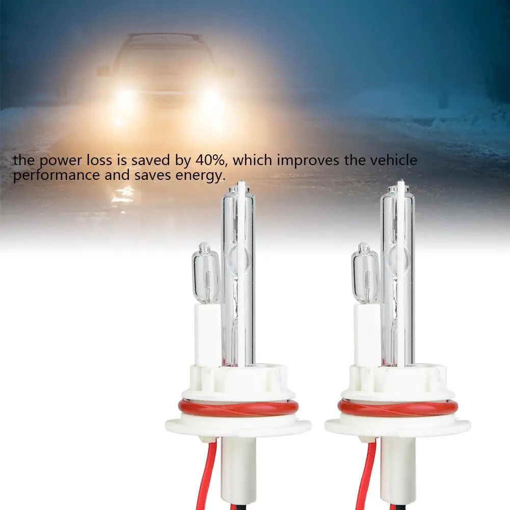 Светодиодная лампа 2 шт. 9007-2 6000K 100W HID комплект Hi-Lo Bi керамическая база Автомобильные фары Лампа для стайлинга автомобилей
