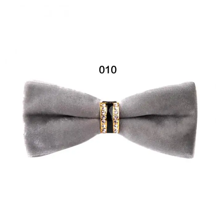 Женский мужской бархатный галстук-бабочка однотонная вечеринка, свадебный банкет галстук-бабочка подарки KS-shipping
