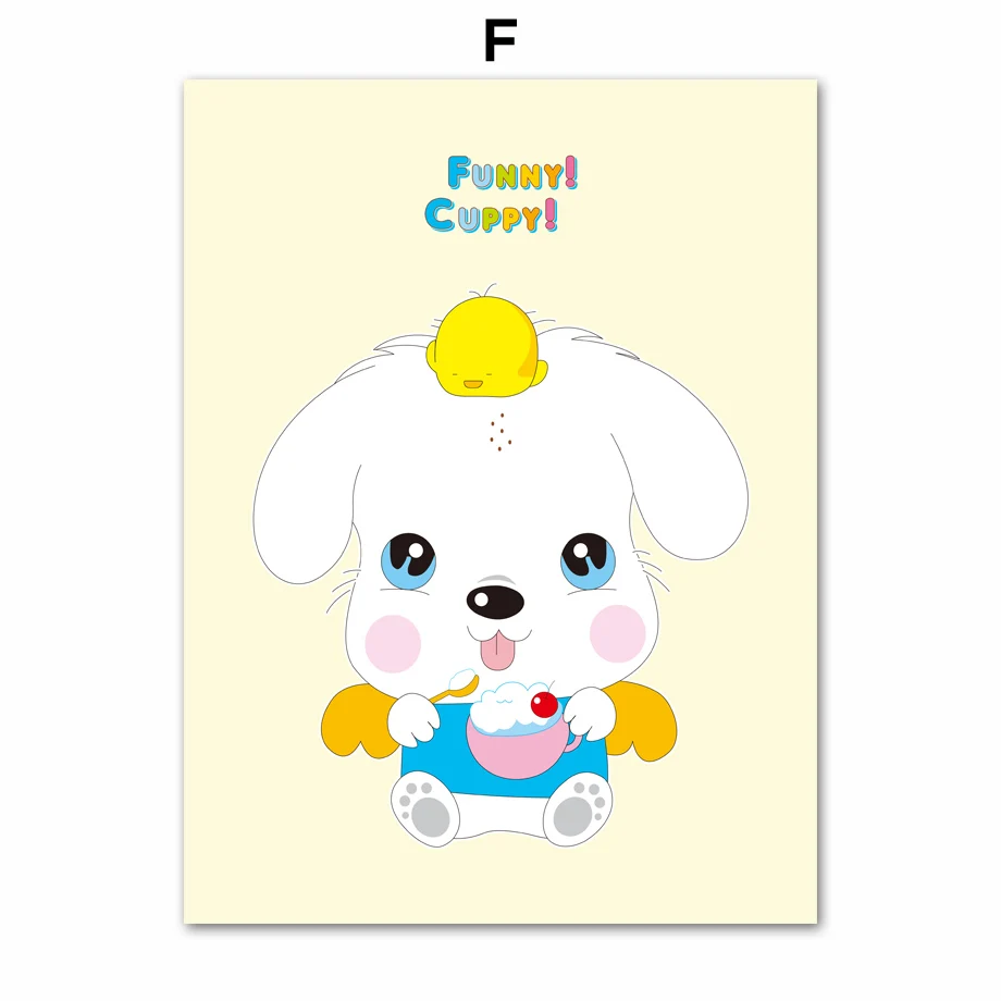 Nordic Kartun Panda Kawaii Gajah Pembibitan Kanvas Lukisan Wall Art Nordic Kartun Panda Kawaii Gajah Pembibitan Kanvas Lukisan Wall Art