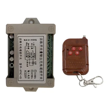 

Smart Home AC 220V 4CH 4 CH Wireless Remote Control Switch Radio Relay Receiver Module Transmitter Wireless TX