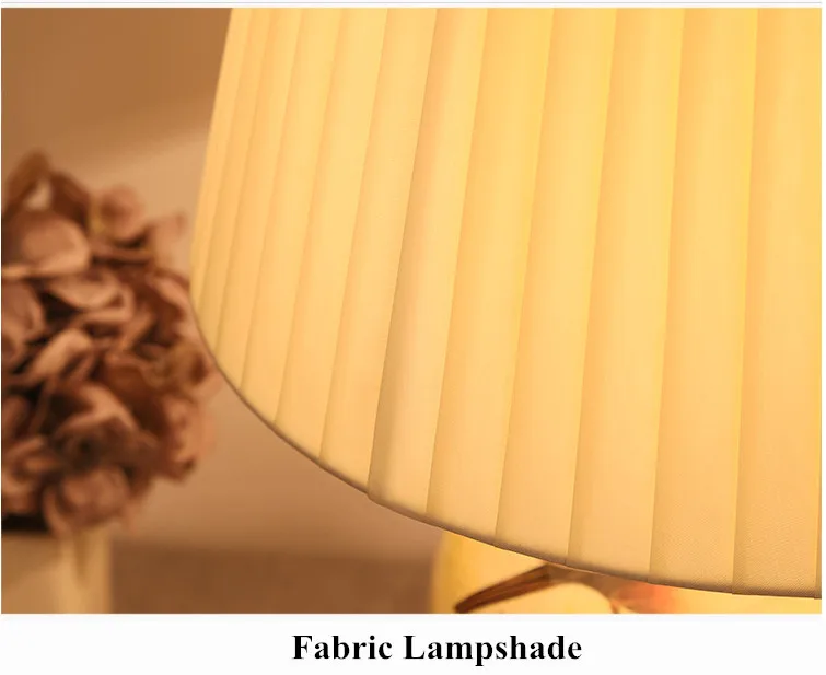 В китайском стиле ветки и листья Керамические настольные лампы светло-желтая ткань абажур E27 светодиодный настенный светильник для постели и фойе чайная MF002