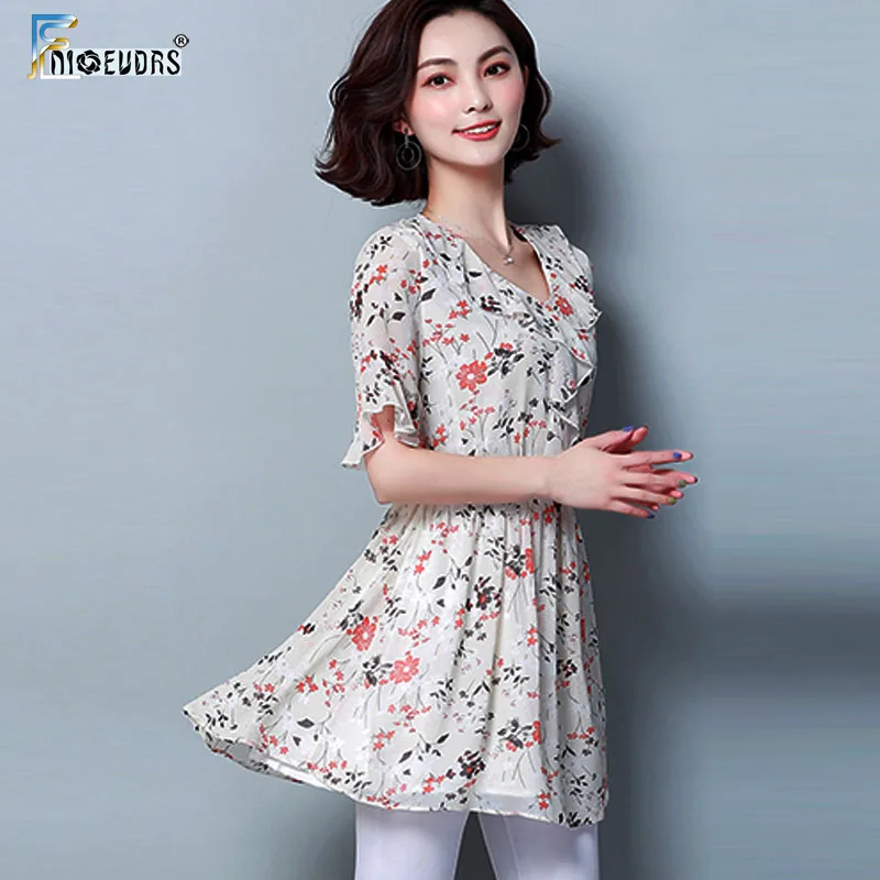 

Plus Size Clothes 5XL 4XL 3XL Tops 2019 Woman A Line Design Office Lady Floral Belly Peplum Tunic Top Blouse Ruffled J42