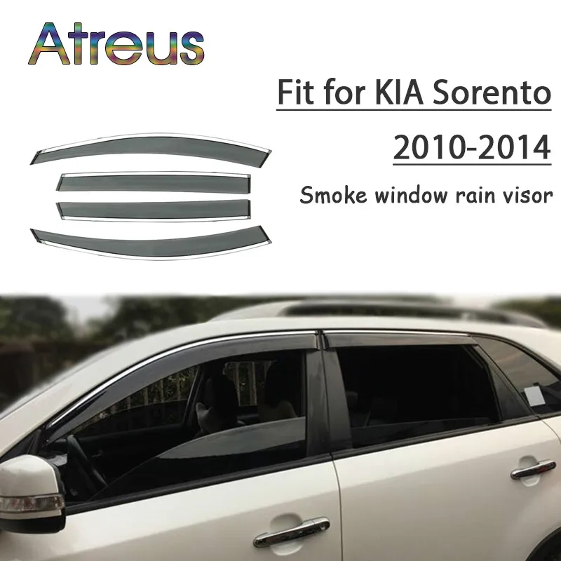 Atreus 1 комплект ABS для 2014 2013 2012 2011 аксессуары Kia Sorento автомобильные дефлекторы от