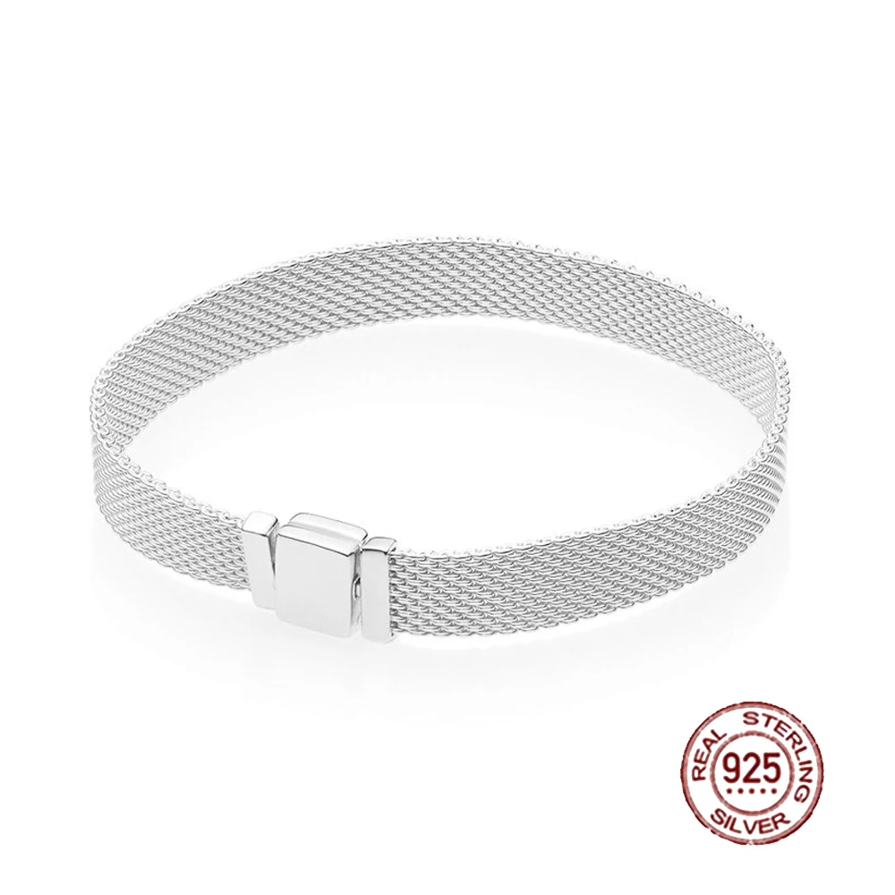 

2018 New 100% 925 Sterling Silver Reflexions Bracelet Fit European Original Design Charm Bead For Fashion Women DIY Jewelry Gift