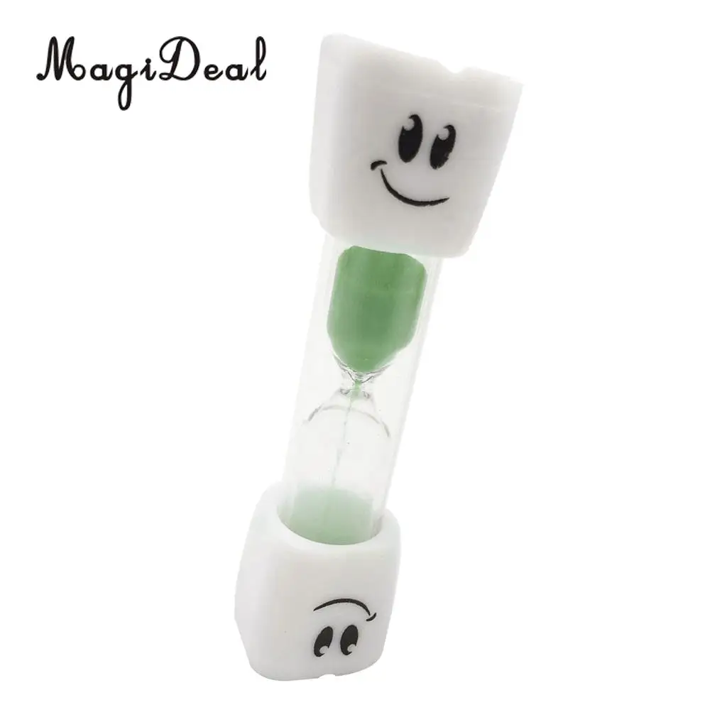 Tooth Brushing Timer Hourglass Sandglass Glass Lovely Smile Sand Egg Timers Kitchen Tool Office Decor Games Playing Novelty Gift