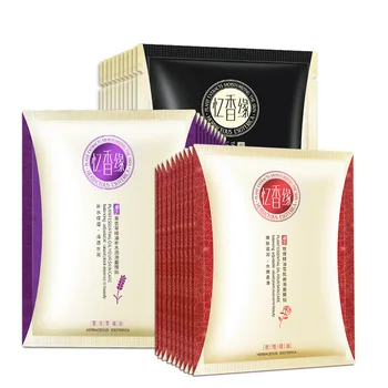 

Yixiangyuan hyaluronic acid bamboo charcoal hydrating black mask whitening and moisturizing tender skin shrink pores facial mask
