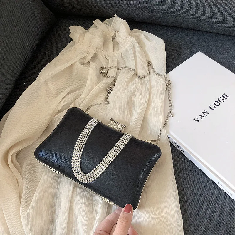 

Evening Clutch Bags Diamond-Studded Evening Bag With Chain Shoulder Bag Women's Handbags Wallets Evening Bag For Wedding Party