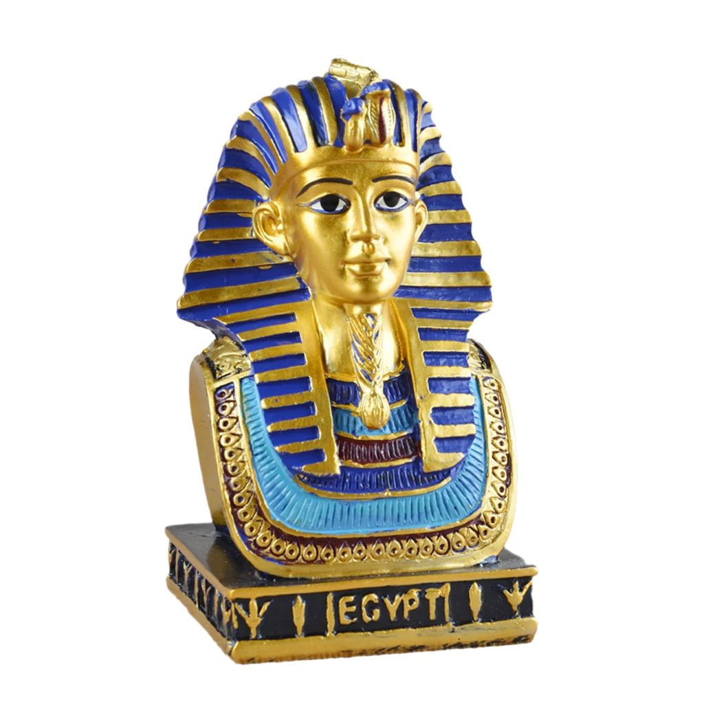 Resin Statues Ancient Egyptian Figurine Statue Handmade Articrafts for Home Office Tabletop Decoration