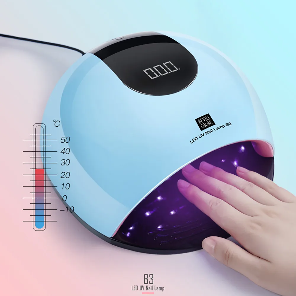 

Top Fashion Intelligent 80W Automatic Induction UV Nail Gel Curing Lamp Light Nail Gel Polish Dryer Nail Art Machine Gift