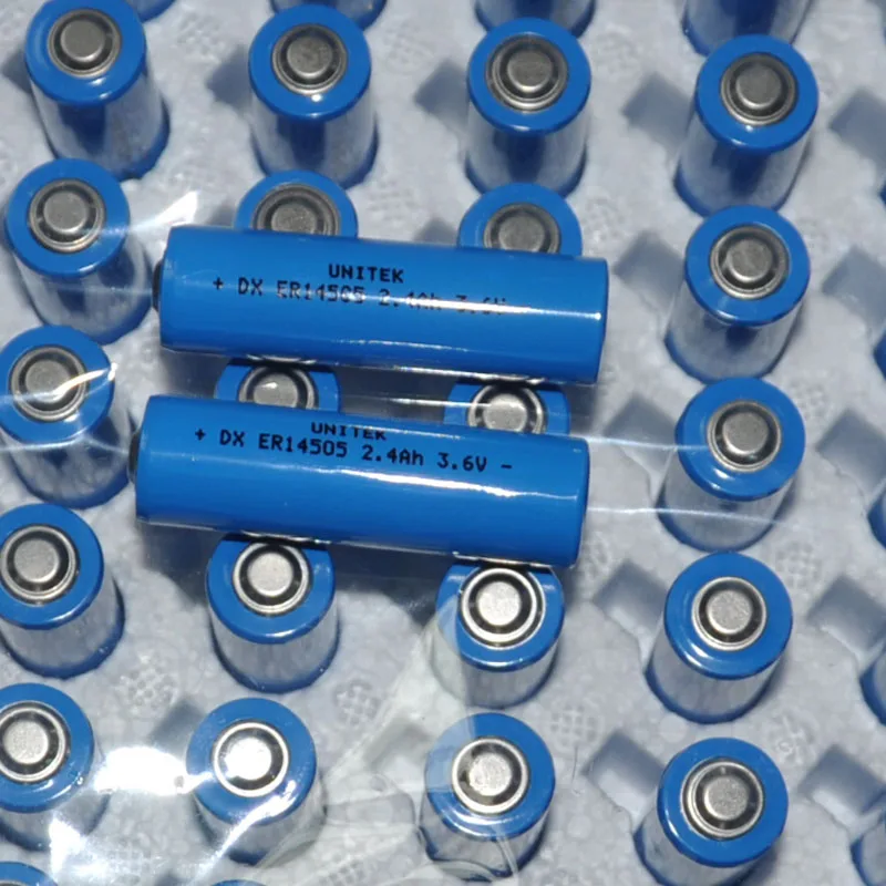 30PCS 3.6V ER14505 liSOCL2 Lithium battery AA 14505 cell 2400mah PCL