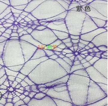 Дешевые паук Сетки череп из кружевной ткани тюль ткань Хэллоуин для сцены украшения материалов 45*150 см/шт A26 - Цвет: 3