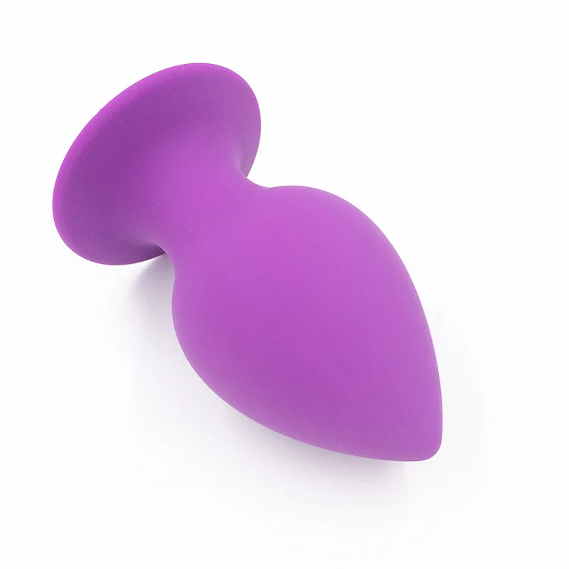 HUGE Large Anal Butt Plug Tapered Suction Cup Base Blue Giant Wide Girth Toy3