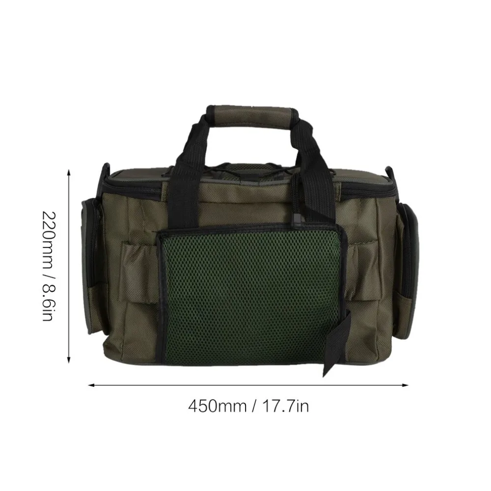 Chegada à Prova Bolsa de Pesca Bolsas de Ombro ao ar Nova Dwaterproof Água Grande Capacidade Multifuncional Isca Pesca Enfrentar Pacote Livre 3 enfrentar pacote sacos de ombro ao ar livre