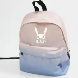 Новый kpop BAP группа DAEHYUN же унисекс Мода Градиент холщовый мешок студент рюкзак