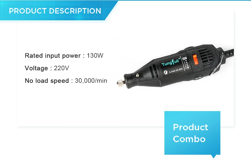 Tungfull Мини дрель мини Шлифовальные Машины Ротари набор инструментов Электрический Мини дрель гравер с Locator рог сиденье Мощность инструменты