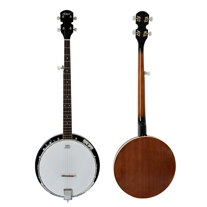 

Aiersi Brand 5 String Banjo With Mahogany Resonator Cover Free Bag