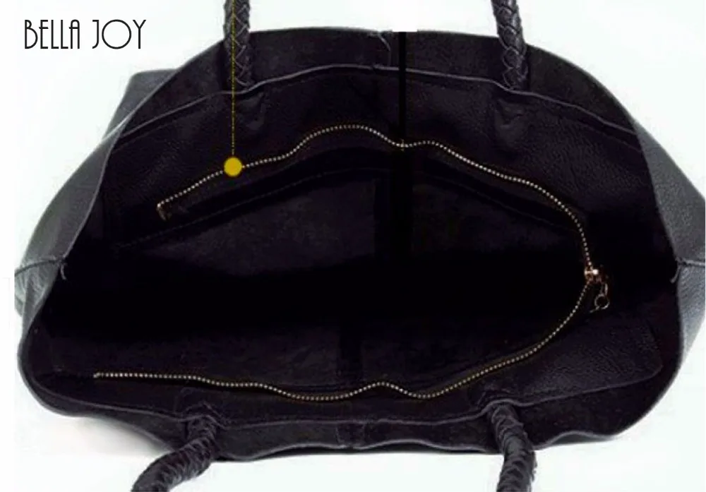 Новая женская сумка из натуральной кожи, сумка на плечо из воловьей кожи, женская черная коричневая Повседневная сумка для покупок, большая вместительные сумки