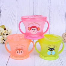 1 шт., детская помощь, питание для младенцев, вращающаяся на 360 градусов, непроливающаяся миска, посуда, детская закуска, чаша для еды, контейнер для кормления