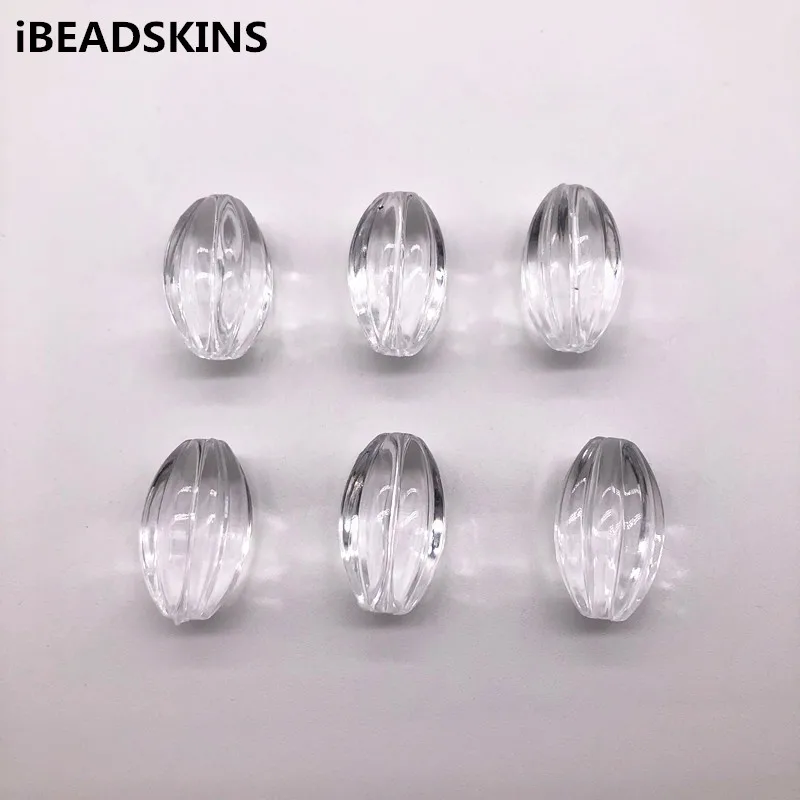 

New arrival 24x14mm 160pcs clear Acrylic oval shape beads for stud earrings/earrings accessories/Earring parts/ jewelry DIY