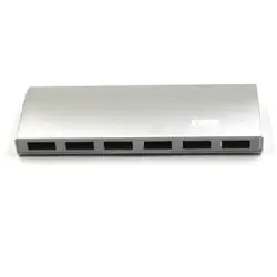 7 порт алюминиевый конвертер USB HUB ультра-тонкий концентратор USB2.0 expander