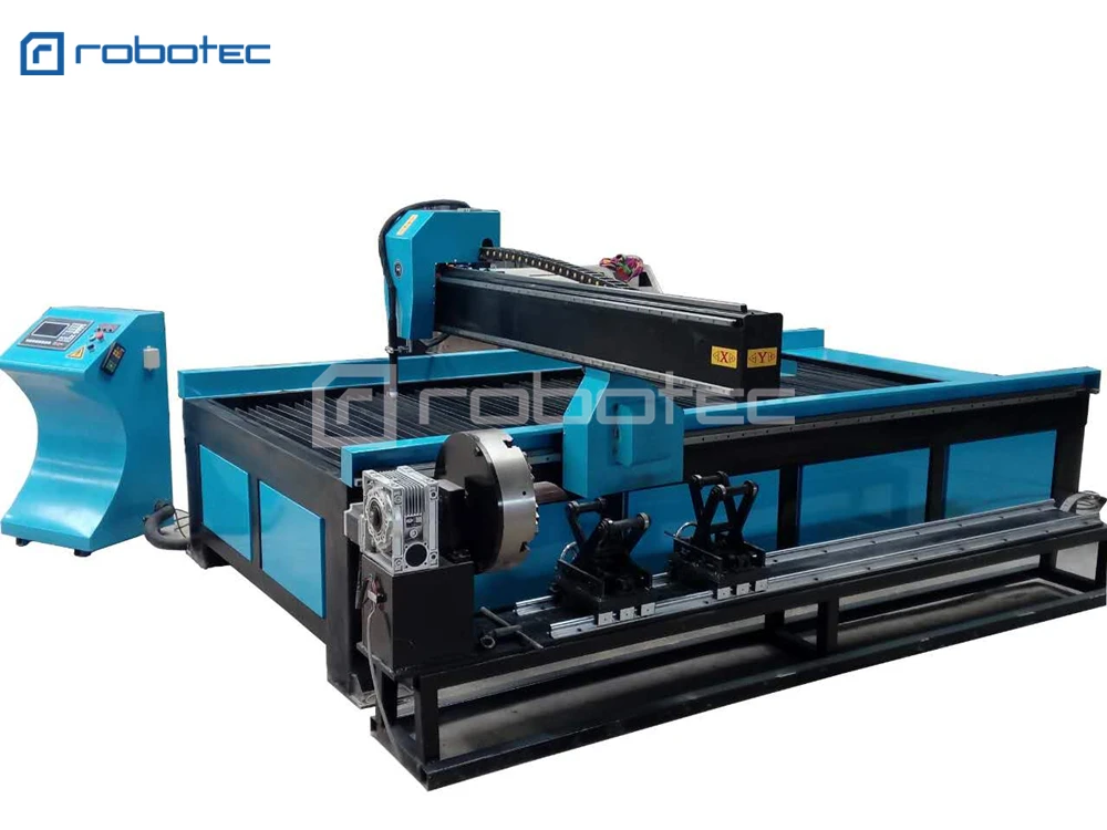 Профиль трубы воздуховод плазменной резки 1325/1530 CNC плазменный резак стол для резки металлических труб