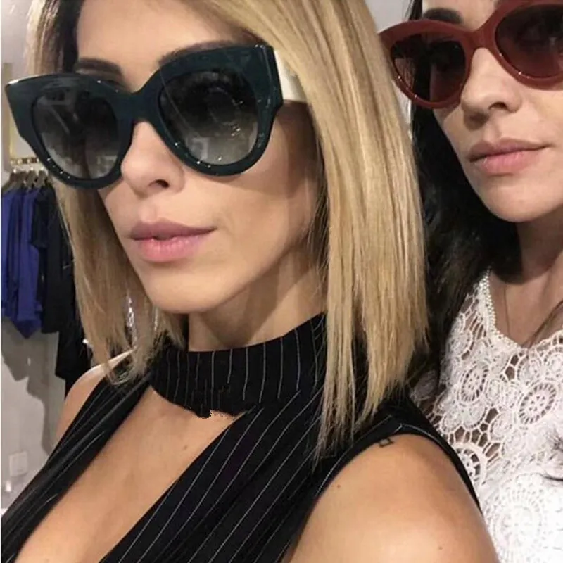 

REALSTAR 2018 Fashion Oval Quality Sunglasses for Women Luxury Brand Designer Vintage Glasses Eyewear Female UV400 Oculos S438