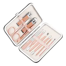 1 комплект из нержавеющей стали пинцет ногти искусство клипер ножницы пинцет нож маникюрный набор ногтей косметические ножницы набор инструментов для маникюра