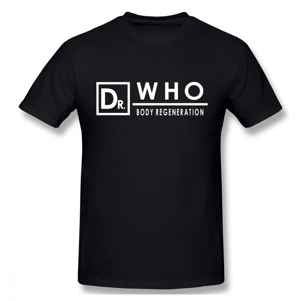 Dr Who регенерация тела футболка для мужчин плюс размер цифровая печать группа