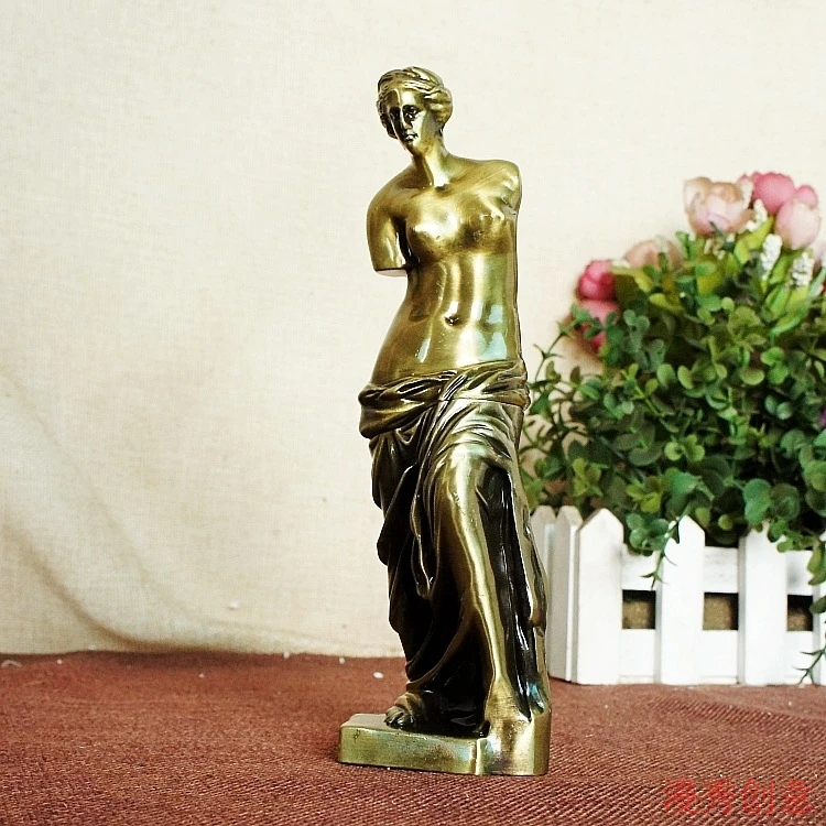 5.5*19CM Good Lucky Venus Goddess Model Figure Sculpture in Art Works handicraft ornaments | Дом и сад