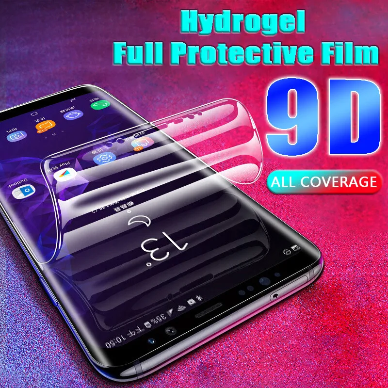 

9D Hydrogel Soft Screen Protector For Samsung Galaxy S10 S9 S8 Plus S7 S6 Edge Full Protective Film For Note 8 9 S10E Not Glass