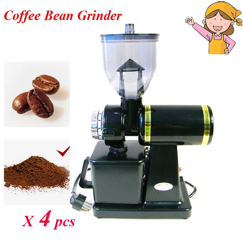 

4pcs/lot Coffee Grinder Electric Half Pound Coffee Beans Mill Grinding Machine Bean Grinder in Color Black/Silver/Red M520-A