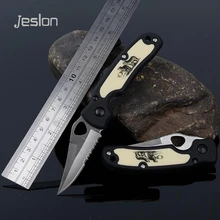Jeslon Creative Exquisite Mini Folding Knife 440C Blade Portable Survival Camping Knife Outdoor Tactical Hunting Pocket Knives