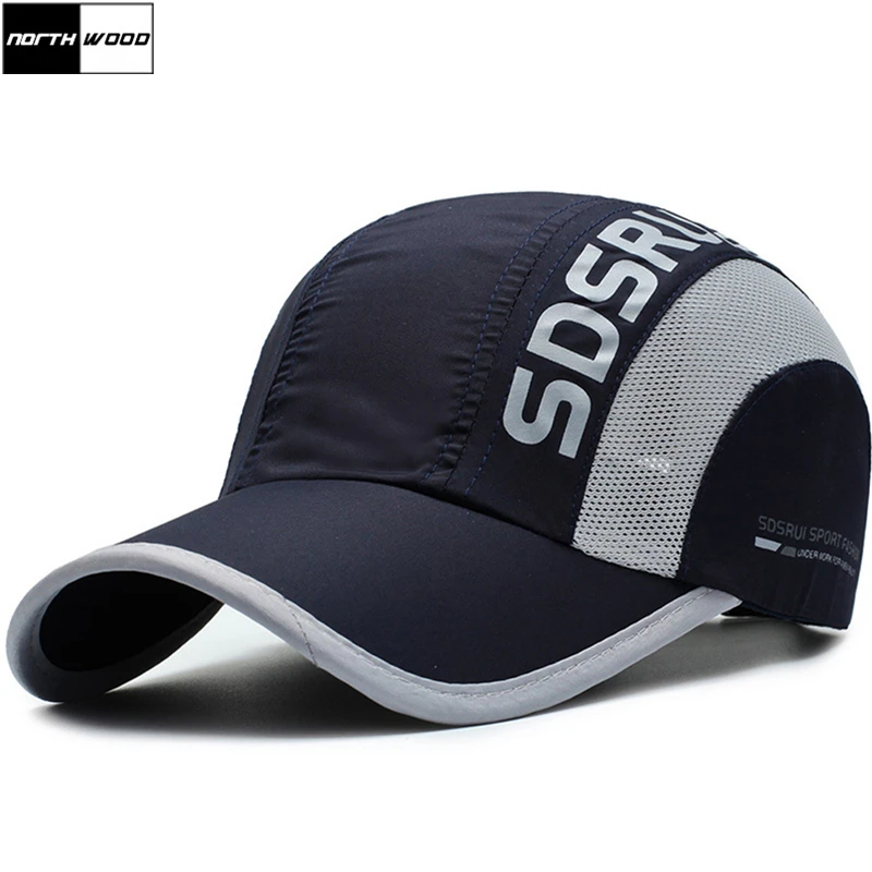

[NORTHWOOD] 2019 New Outdoor Breathable Summer Cap Quick Drying Men Women Baseball Cap Snapback Gorras Fashion Dad Hat