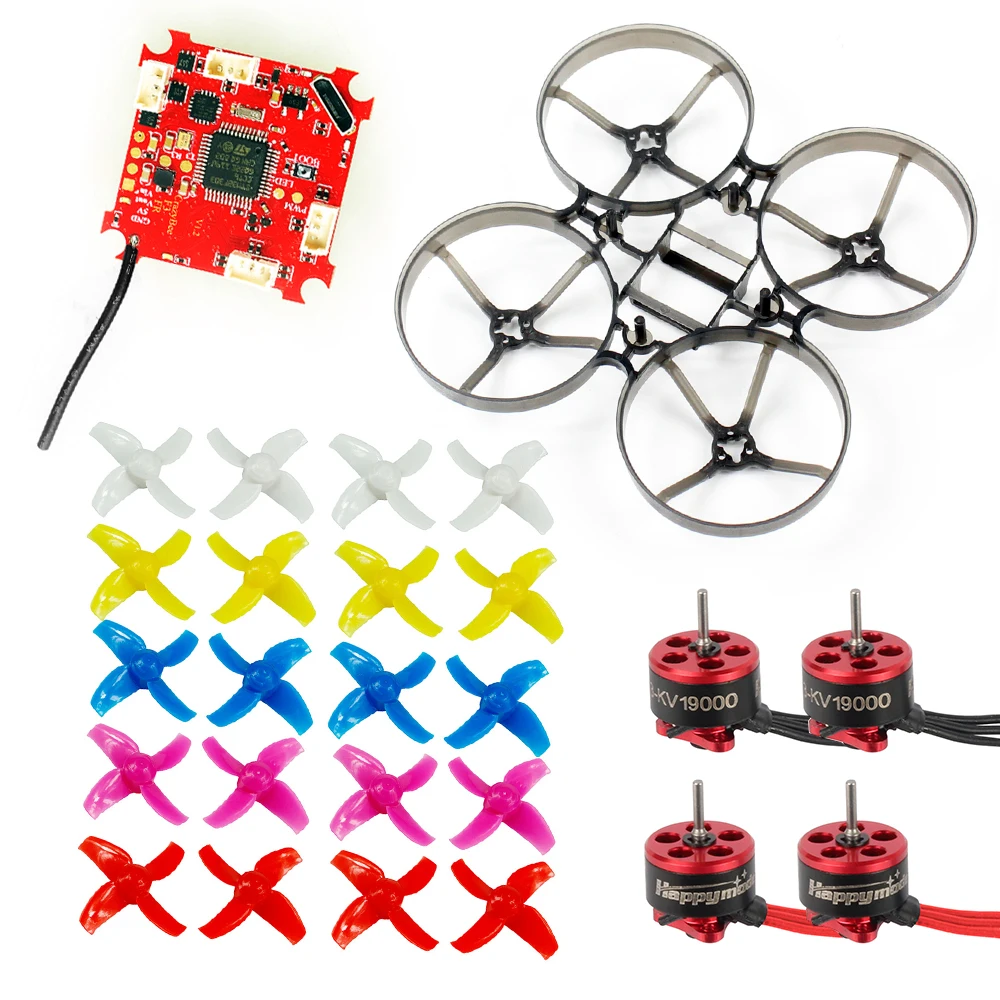 JMT 75 мм Indoor бесщеточный Bwhoop Racer Drone комбо комплект набор кадров и Crazybee F3 FC ESC и SE0703 двигателя и 40 мм 4-лопатки пропеллер