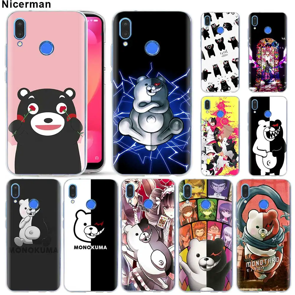 

Kumamon Danganronpa Monokuma Phone Case for Redmi Note 7 7S 5 6 Redmi K20 Pro 6 6A 7A 5 Plus 4X S2 Y3 GO Silicone TPU Case Funda