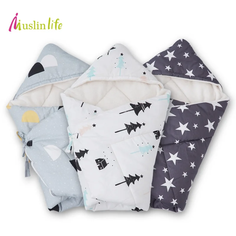 Muslinlife 90*90cm Baby Infant Swaddle Wrap,Thick Warm Winter Baby Blanket, Multifunctional Berber Fleece Baby Envelopes Wrap Muslinlife 90*90cm Baby Infant Swaddle Wrap,Thick Warm Winter Baby Blanket, Multifunctional Berber Fleece Baby Envelopes Wrap