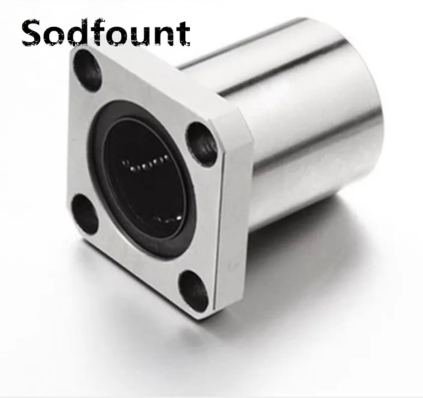 

1pc LMK6UU LMK8UU LMK10UU LMK12UU LMK13UU LMK16UU LMK20UU type 10mm flange linear bearing for 3D printer linear Rod