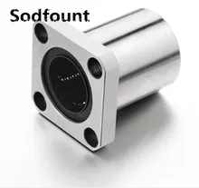 1 pc LMK6UU LMK8UU LMK10UU flange LMK12UU ROLAMENTO LMK13UU LMK16UU tipo LMK20UU 10mm Haste linear rolamento linear para 3D de impressora