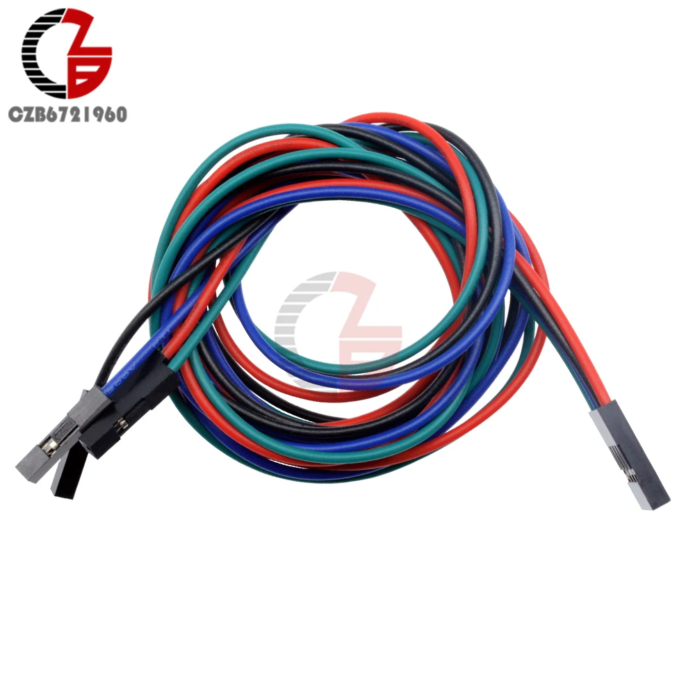 50Pcs 2//3//4pin Female To Female 3D Printer Dupont Jumper 70cm 26AWG Pitch 2.54mm